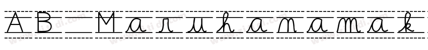 AB Maruhanamaki字体转换